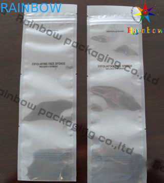 Ziplock White Tree Side Seal Túi túi nhiều lớp với vết rách