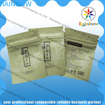 Cà phê tùy chỉnh Đứng lên Túi đầy màu sắc In nhẹ Với Ziplock