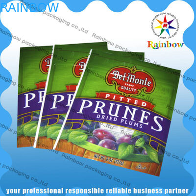 Bao bì ba màu In túi Bao bì Nhựa Thực phẩm Cấp cho Snack / Gia vị