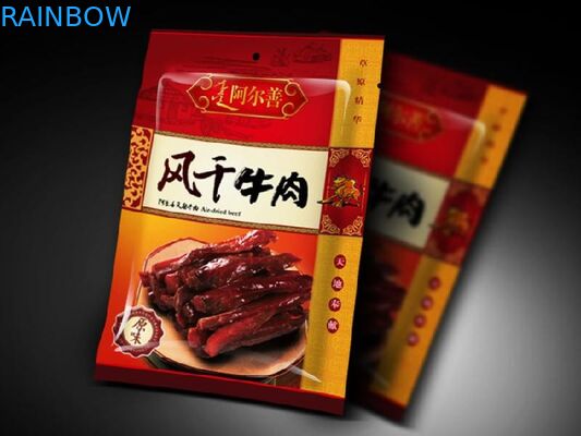 Túi đóng gói nhiều lớp thời trang hấp dẫn cho bao bì 100 gram thịt bò