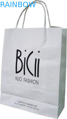 Logo In Túi mua sắm Bao bì giấy trắng 110 gram