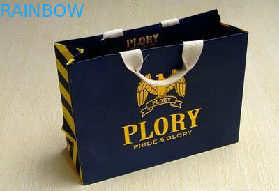 Logo In Túi mua sắm Giấy màu đen PP Dệt màu tái chế