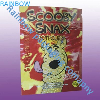 Bao bì thảo dược Ziplock, túi nhựa in ấn đầy màu sắc tùy chỉnh