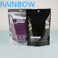 Đứng lên Túi nhôm Lá tái chế sáng bóng với Zipper Zipper