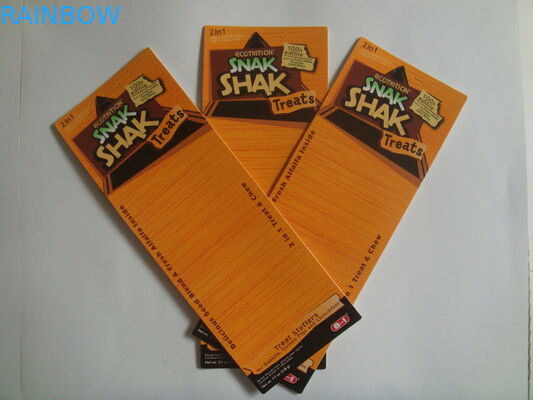 Bao bì thẻ hấp dẫn 250 gram Giấy kraft với lỗ Euro