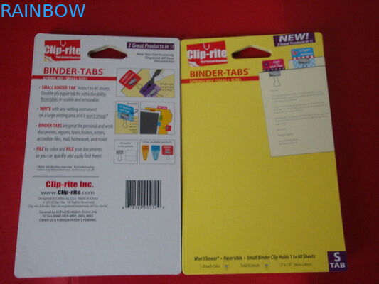 Bao bì vỉ đầy màu sắc Euro Hang Hole cho đóng gói cắt kéo