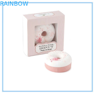 Hộp trang trí xà phòng màu hồng Hộp tái chế làm bằng tay giấy