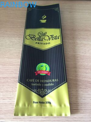 Cà phê túi nhựa màu đỏ Bao bì cấp thực phẩm có đáy