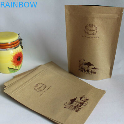 Tái chế túi giấy tùy chỉnh, bao bì giấy kraft cà phê