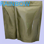 Tùy chỉnh nhôm bóng bao bì vàng đứng lên với Ziplock