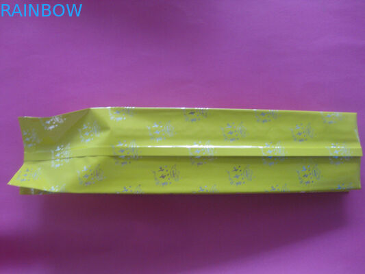 Side Gusset Yellow Coffee Bean Bao bì nhôm Lá nhiệt