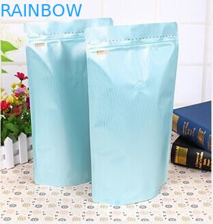 Tùy chỉnh lá nhôm có thể đóng lại đứng lên túi cà phê 250g