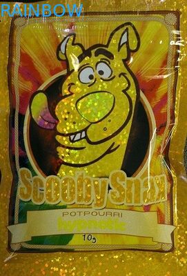 Túi hương thảo dược bóng loáng 10g Scooby Snax Hologram Yellow Potpourri