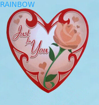 Heart Shape Notebook Tự dính Sticker với mô hình hoạt hình