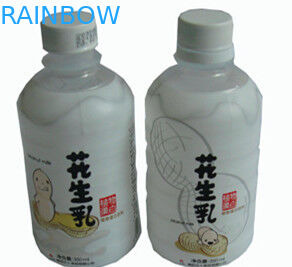 Peanut sữa chai nhiệt co tay áo Nhãn in, Pvc trắng