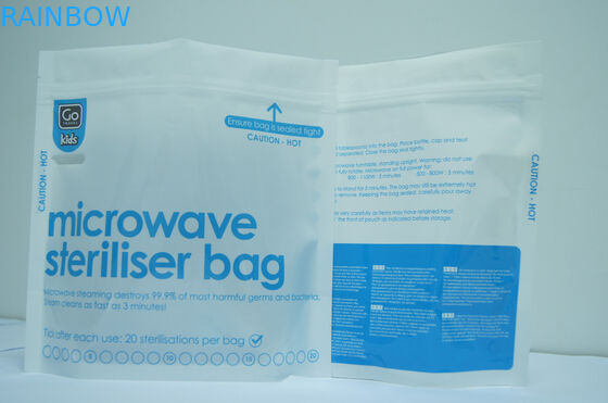 Đứng lên chân không màu xanh niêm phong túi lưu trữ thực phẩm / lò vi sóng túi chân không niêm phong cho thực phẩm