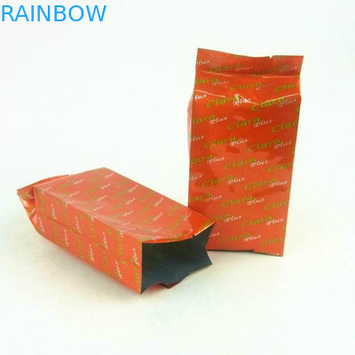 Túi trà đứng lên tùy chỉnh Bao bì đầy màu sắc được in với Gusset bên