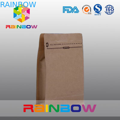 Túi giấy màu nâu tự nhiên tùy chỉnh cho bao bì bò Jerky
