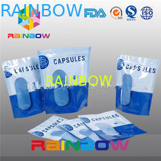 Stand Up Vertival Aluminium Túi Túi rõ ràng