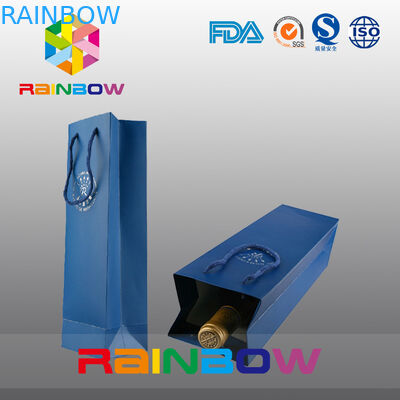 Chai rượu vang Túi giấy tùy chỉnh / Túi giấy kraft in tùy chỉnh có in logo