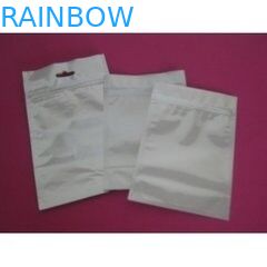 Túi nấu ăn bằng nhôm in bạc trắng 3 mặt tùy chỉnh có khóa kéo