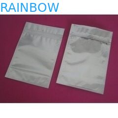 Túi nấu ăn bằng nhôm in bạc trắng 3 mặt tùy chỉnh có khóa kéo