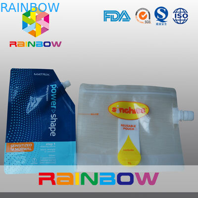 Chất liệu nhiều lớp được tái chế Túi chất lỏng có khóa kéo với thức ăn trẻ em