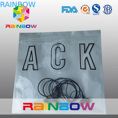 Ba mặt trong suốt Mặt trước trong suốt Mặt nạ trắng ngọc trai chống tĩnh điện với Zipper