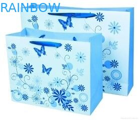 In tay cầm bằng giấy kraft Túi giấy tùy chỉnh Cô gái đáng yêu Túi mua sắm với trái tim