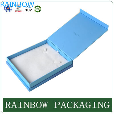 Kích thước tùy chỉnh Sky Blue Jewelly Case, Hộp các tông của Grazioso cho Hộp Ngọc