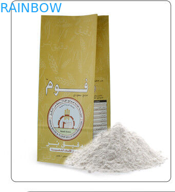 Túi giấy màu nâu đáy phẳng tùy chỉnh Mở hàng đầu cho Snack