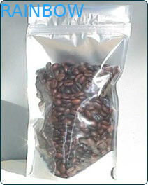 100g Túi Snack Bao bì phía trước Transprent Back Foil with Zipper