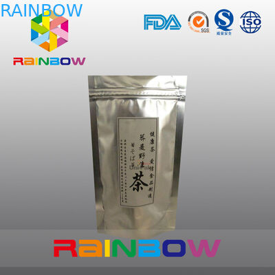 Silvering Stand Up Tea Bag Bao bì, Túi in lá tùy chỉnh
