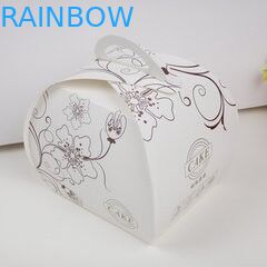 Túi giấy trắng cho bao bì kẹo với cửa sổ tròn phía trước