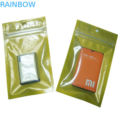 DADAO PET Túi điện tử / Hologram Túi nhiều lớp Coextruded có khóa kéo