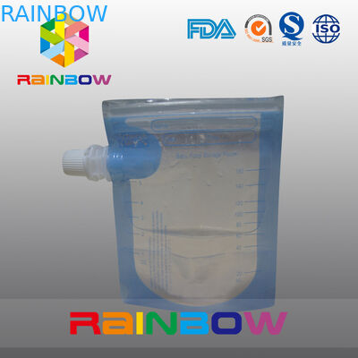 Túi đeo chéo bên cho nước / đồ uống, Doypack có khóa kéo