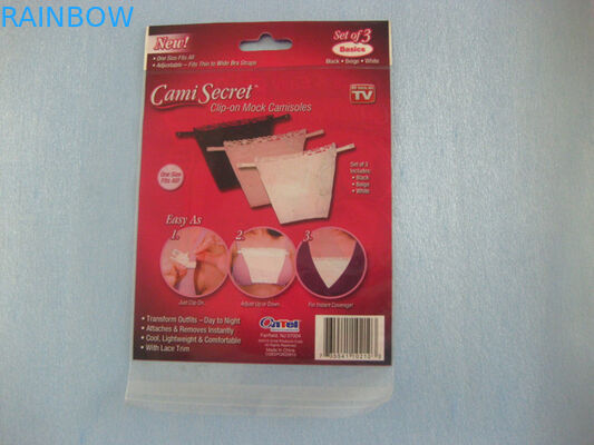 Túi nhựa màu đỏ Bao bì Cami Secret Bag cho áo ngực, đồ lót nữ