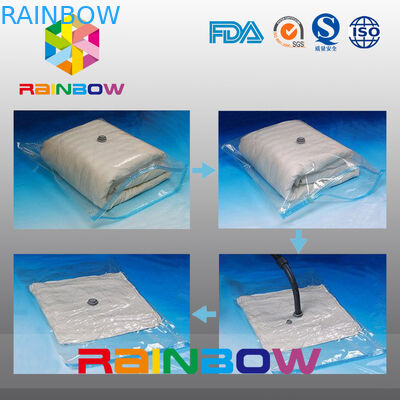 Clear quilt Thực phẩm nén chân không Túi niêm phong / Túi nhựa chân không Túi lưu trữ