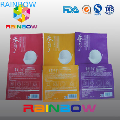 Túi đựng mỹ phẩm Three Side Seal có nước mắt, túi đeo mặt nạ