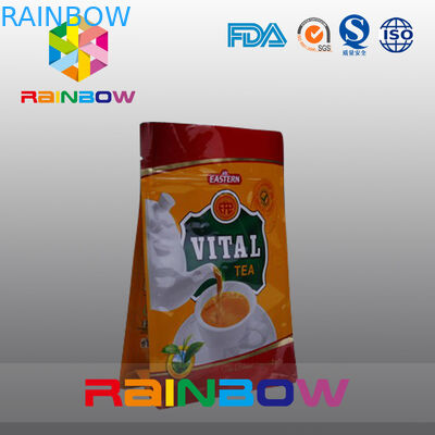 Túi nhựa đáy phẳng được in tùy chỉnh, Túi có đáy hình tứ giác với cửa sổ rõ ràng