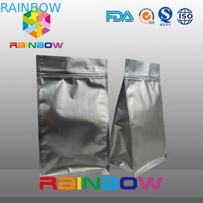 Matt đen 8 mặt con dấu đóng gói cà phê dưới đáy túi ziplock