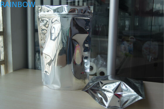 Túi Ziplock nhôm trơn tùy chỉnh / Bao bì đứng lên