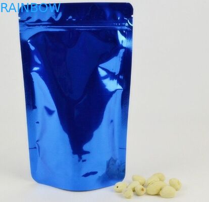 Túi Ziplock nhôm trơn tùy chỉnh / Bao bì đứng lên