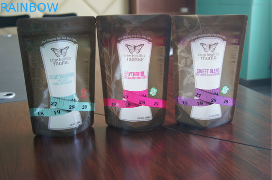 Doypack Pet Thiết kế Thức ăn Vật nuôi Nhựa Bao bì Thực phẩm Với Ziplock