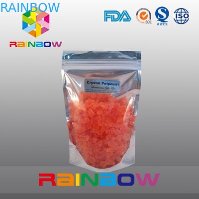 Doypack nhôm bao bì túi với dây kéo snack / túi đường