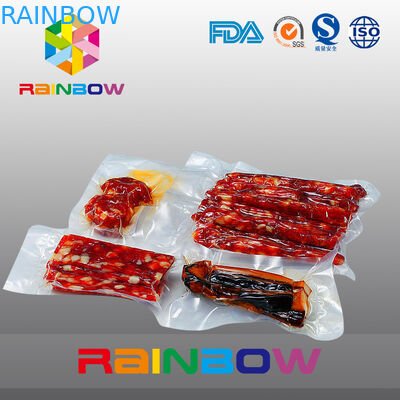 Nhựa niêm phong chân không túi / bao bì lưu trữ thực phẩm chân không