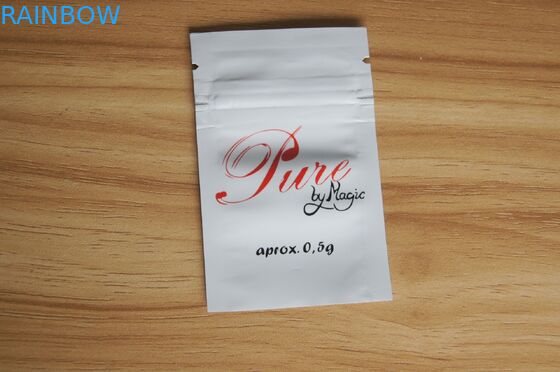 Shining White Nhỏ Ziplock Phân bón Bao bì Túi nhựa tự đóng dấu Phù hợp cho trồng cây
