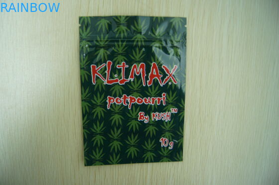 Klimax 10g Dâu tây &amp; Blueberry Potpourri Túi hương thảo dược Bao bì Ziplock