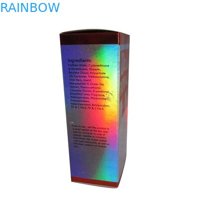 Logo tùy chỉnh Bao bì hộp giấy Pinted cho mỹ phẩm / Bao bì hộp mỹ phẩm bóng