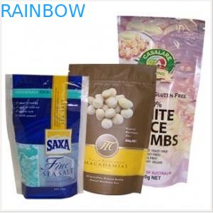 Túi nhựa đóng gói có khóa kéo cho túi đựng bánh quy / Cracker